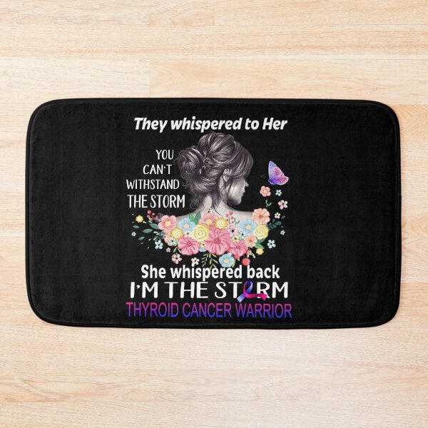 Item preview, Thyroid Cancer Warrior I'm The Storm Thyroid Cancer Awareness designed and sold by Hatjar.