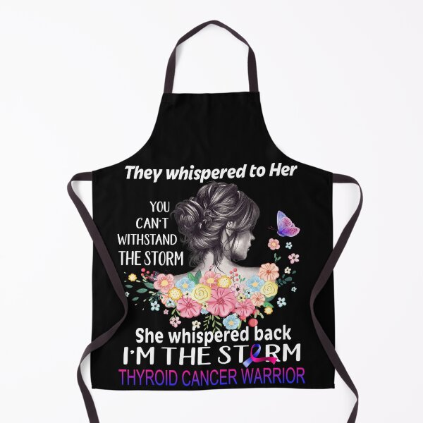 Item preview, Thyroid Cancer Warrior I'm The Storm Thyroid Cancer Awareness designed and sold by Hatjar.