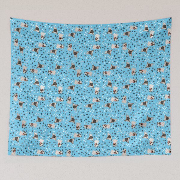 Item preview, Funny cute pugs art print designed and sold by Narkusdesign.