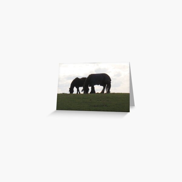 Grazing together Greeting Card