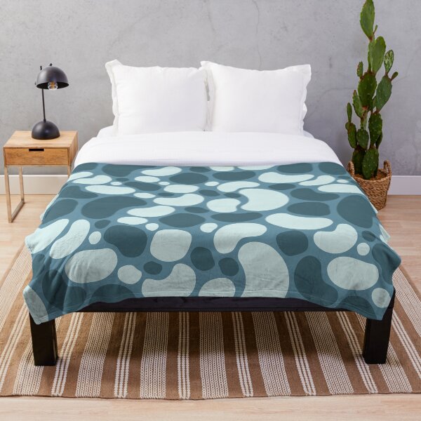 Item preview, Abstract seamless pattern with original hand-drawn shapes. Trendy water/ pebbles pattern in minimal style. designed and sold by ChrisiMM.