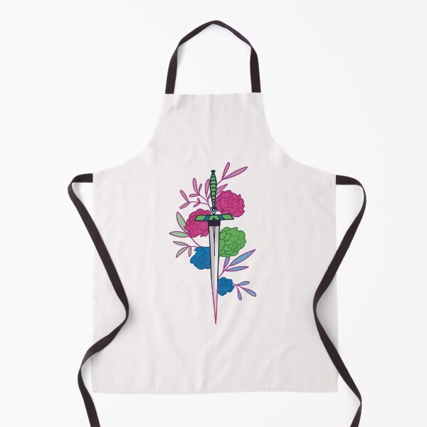 Item preview, floral polysexual sword • subtle pride flag designed and sold by sunfloras.