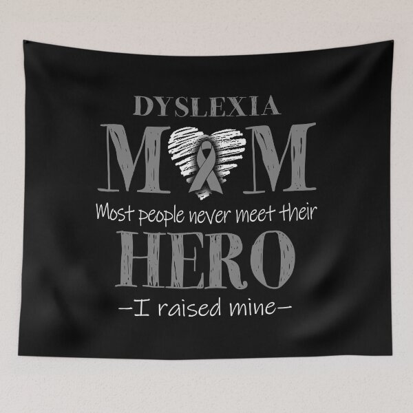 Item preview, Proud Dyslexia Mom HERO I Raised Mine designed and sold by Mnrshirley.