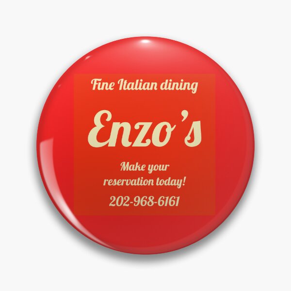 Item preview, Enzo’s fine dining designed and sold by PopandPolitics.