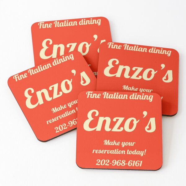 Item preview, Enzo’s fine dining designed and sold by PopandPolitics.