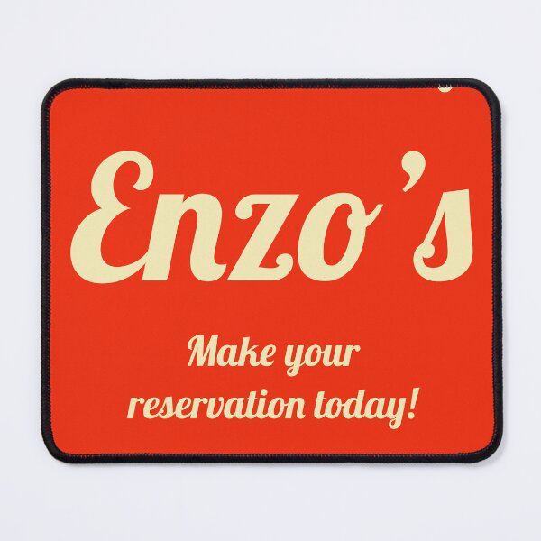 Item preview, Enzo’s fine dining designed and sold by PopandPolitics.
