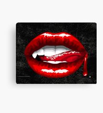 Bloody Bites Canvas Print