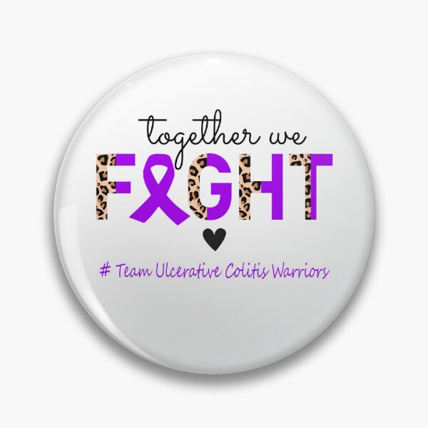 Item preview, Ulcerative Colitis Awareness Together We Fight Team Ulcerative Colitis Warriors designed and sold by whlrcheryl.