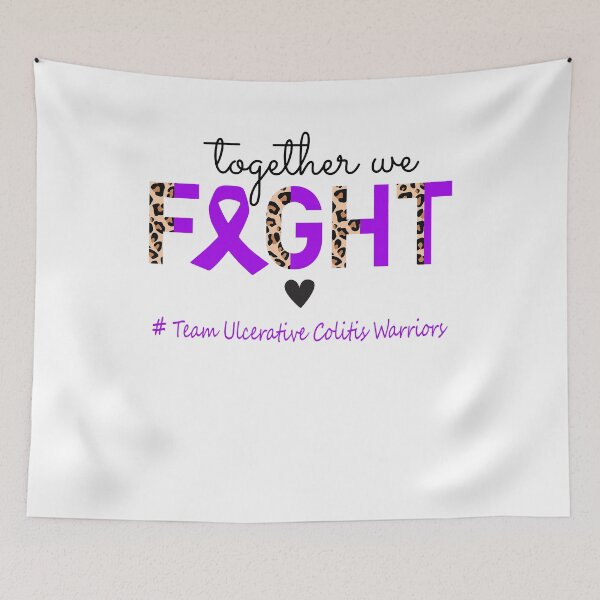Item preview, Ulcerative Colitis Awareness Together We Fight Team Ulcerative Colitis Warriors designed and sold by whlrcheryl.