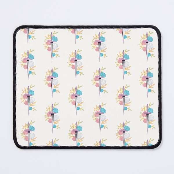 Item preview, floral trans sword • subtle pride flag designed and sold by sunfloras.