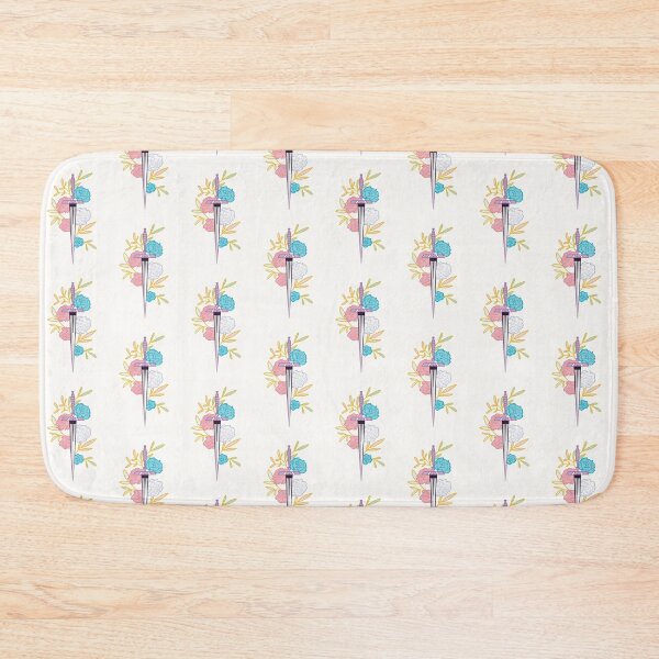 Item preview, floral trans sword • subtle pride flag designed and sold by sunfloras.