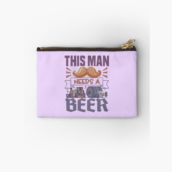 Item preview, This man needs a beer Funny Quote designed and sold by VichallanStudio.