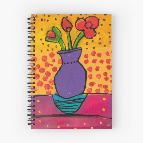 Item preview, flower vase- colorful- native effects designed and sold by karima-eldeeb.