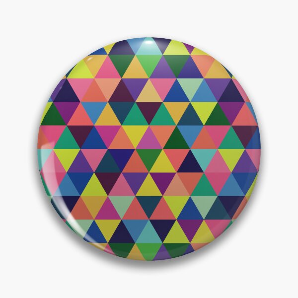 Item preview, Abstract geometric multicolor triangles designed and sold by cutecrazytshirt.