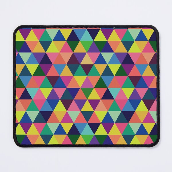 Item preview, Abstract geometric multicolor triangles designed and sold by cutecrazytshirt.