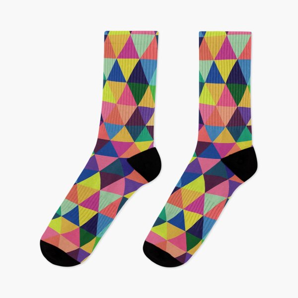 Item preview, Abstract geometric multicolor triangles designed and sold by cutecrazytshirt.