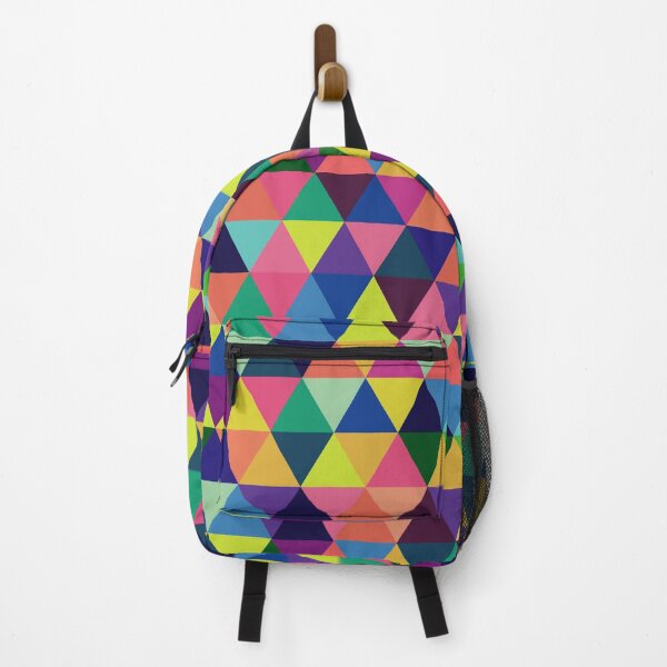 Item preview, Abstract geometric multicolor triangles designed and sold by cutecrazytshirt.