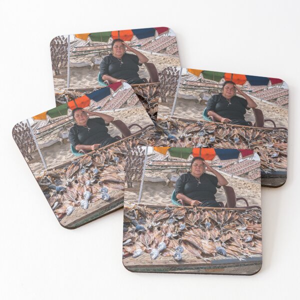 Item preview, Vendedeira de peixe seco - Dried fish seller, Nazaré, Portugal designed and sold by Mario  Loureiro.