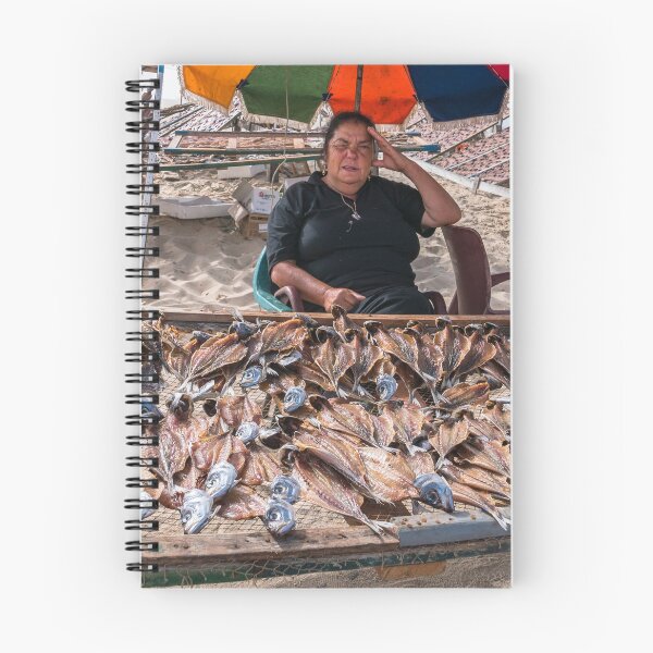 Item preview, Vendedeira de peixe seco - Dried fish seller, Nazaré, Portugal designed and sold by Mario  Loureiro.