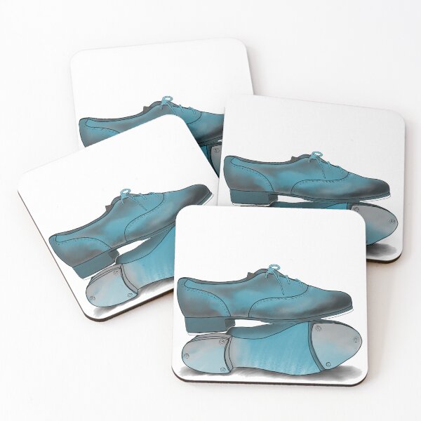 Item preview, Teal Tap Dance Shoes Stacked designed and sold by Tara Barnaba.