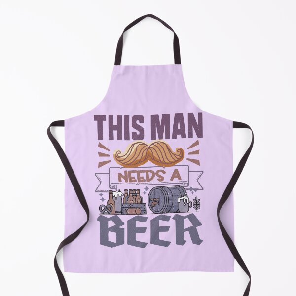 Item preview, This man needs a beer Funny Quote designed and sold by VichallanStudio.