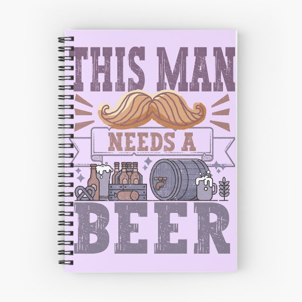 Item preview, This man needs a beer Funny Quote designed and sold by VichallanStudio.