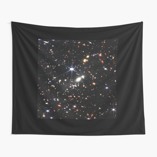 Item preview, James Webb Space Telescope JWST Deep Field SMACS 0723 Galaxy Stars Planets designed and sold by IdlyBlue.