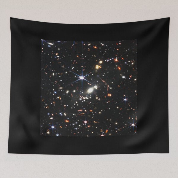 Item preview, James Webb Space Telescope JWST Deep Field SMACS 0723 Galaxy Stars Planets designed and sold by IdlyBlue.