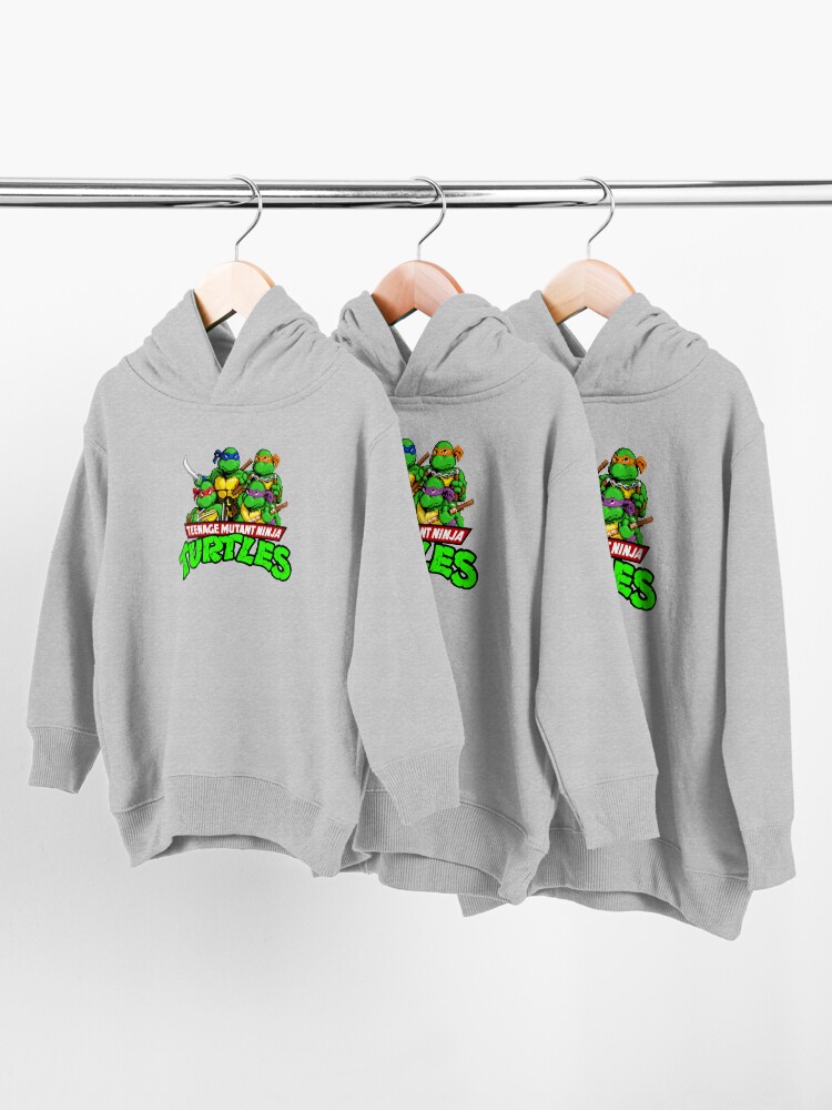 Alternate view of Tmnt 8bit 2 Toddler Pullover Hoodie
