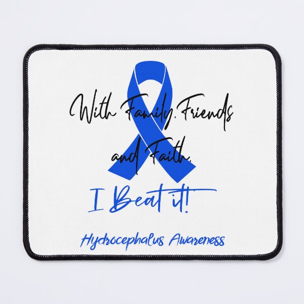 Item preview, Hydrocephalus Warrior - With Family, Friends, and Faith - I BEAT IT! designed and sold by Robbsyn.