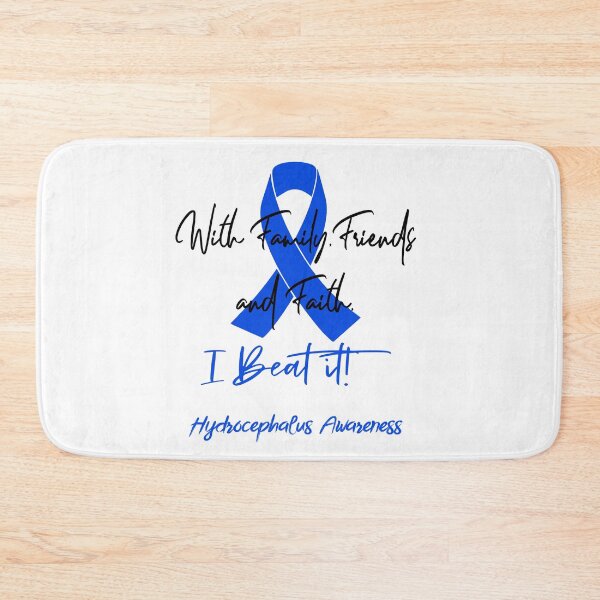 Item preview, Hydrocephalus Warrior - With Family, Friends, and Faith - I BEAT IT! designed and sold by Robbsyn.