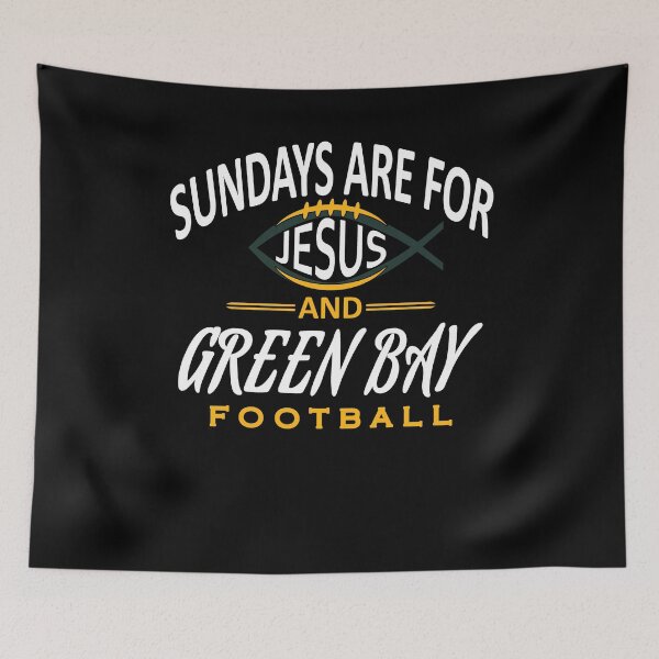 Item preview, Green Bay Football Fan, Sundays for Jesus and GB designed and sold by FFFMstore.