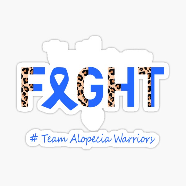 Item preview, Alopecia Awareness Together We Fight Team Alopecia Warriors designed and sold by whlrcheryl.
