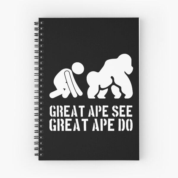 Item preview, Great Ape See, Great Ape Do designed and sold by The Cosmic Turtle.