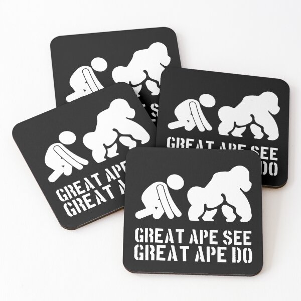 Item preview, Great Ape See, Great Ape Do designed and sold by The Cosmic Turtle.