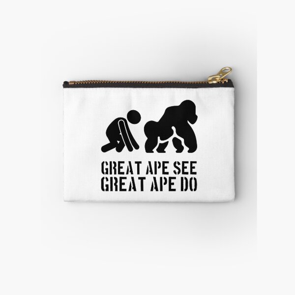 Item preview, Great Ape See, Great Ape Do - Black designed and sold by The Cosmic Turtle.