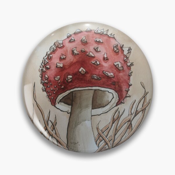 Item preview, Red Capped Mushroom designed and sold by Nicole Hanson.