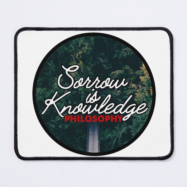 Item preview, Sorrow is Knowledge Philosophy Logo designed and sold by SorrowKnowledge.