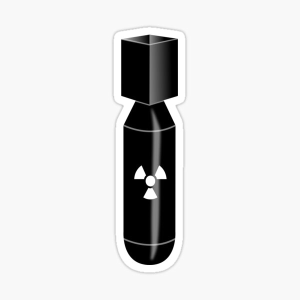 Artikel-Vorschau von Atombombe, designt und verkauft von AlienStickers.
