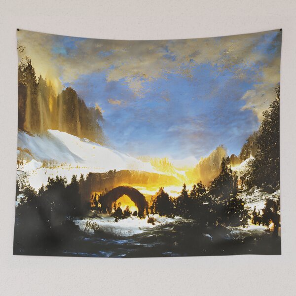 Item preview, Glowing stone arch in the valley designed and sold by fizzribbit.
