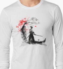 Japanische Samurai Langarmshirt