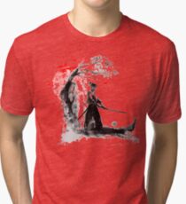 Japanese Samurai Tri-blend T-Shirt