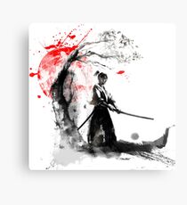 Japanese Samurai Metal Print