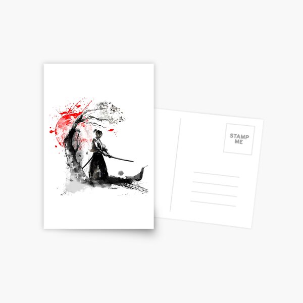 Japanese Samurai Postcard