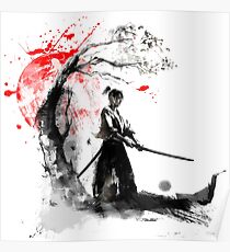 Japanese Samurai Poster