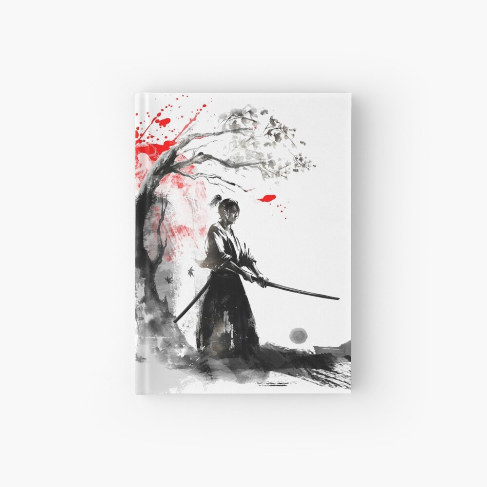 Japanese Samurai Hardcover Journal