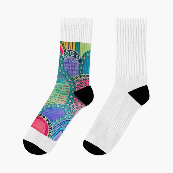 Item preview, wiggly rainbows designed and sold by RCLartdesign.