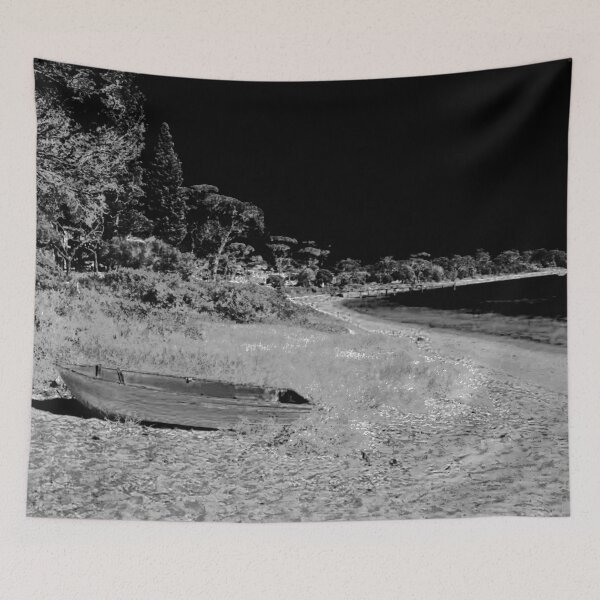 Item preview, The Lone Boat in B/W! designed and sold by Mickangelhere.