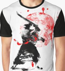 Japanische Samurai Grafik T-Shirt