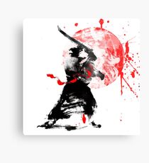 Japanese Samurai Metal Print